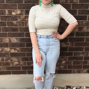 🔴SOLD🔴Target brand striped turtle neck shirt